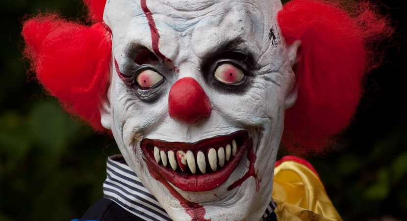 Creepy clown 830x450