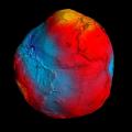 Gravite de la la terre par le satellite goce 1