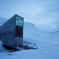 The entrance to the international gene bank svalbard global seed vault sgsv is pictured outside longyearbyen on spitsbergen norway 5857273