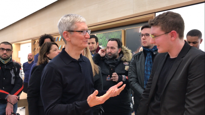 Tim cook loggan application daide aux malvoyants 720x405