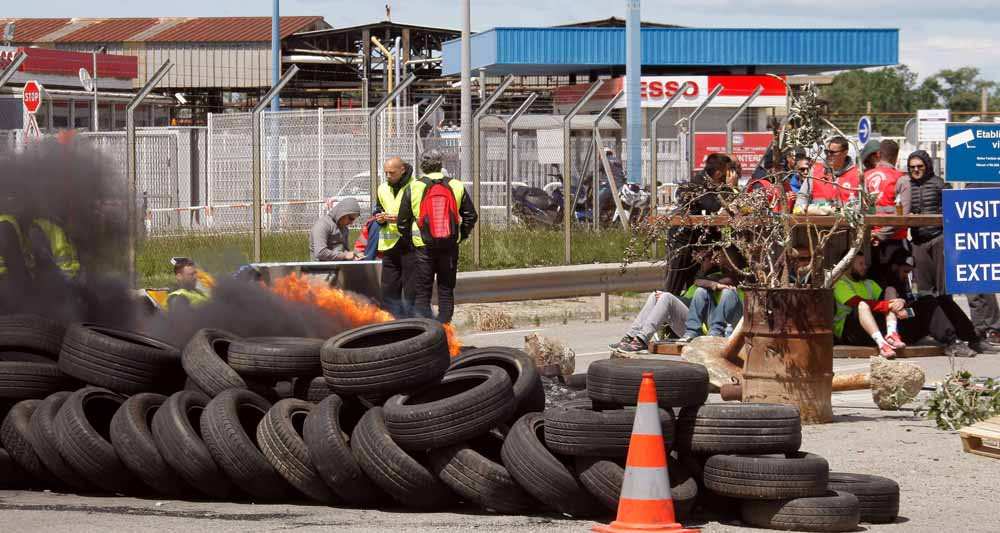 Blocage des raffineries