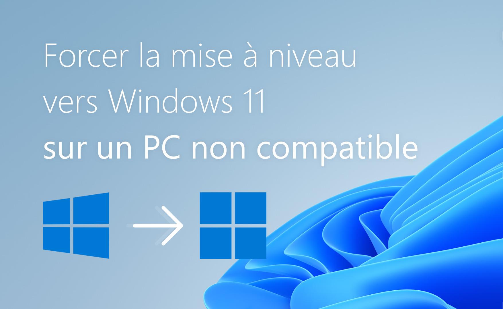 Forcer la mise a niveau vers windows 11 sur un pc non compatible 615c4f33c517a