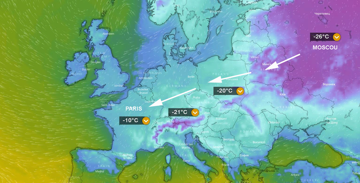 Meteo vague de froid quelles temperatures negatives faut il s attendre 5